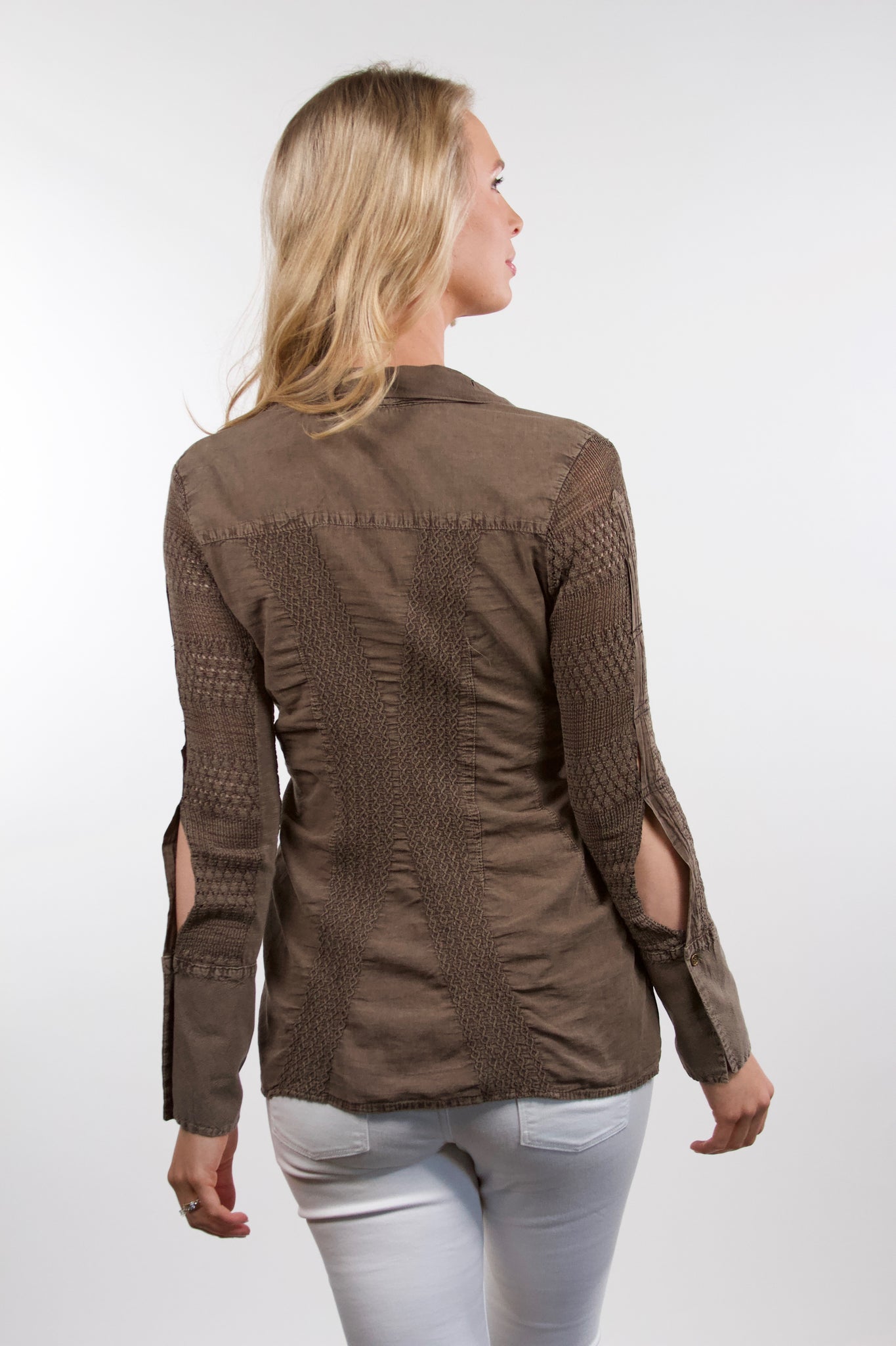 Cava - Cotton Blouse Brown