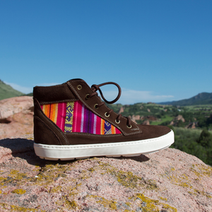 Suede High Top Brown