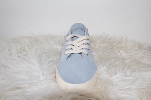 Suede low top Sky Blue